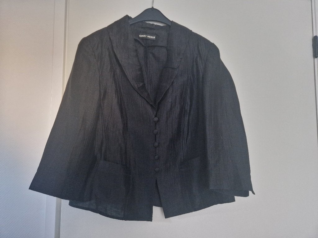zwart jasje / blouse, GERRY WEBER, maat 44, Zwart, Maat 42/44 (L), Ophalen of Verzenden, Zo goed als nieuw