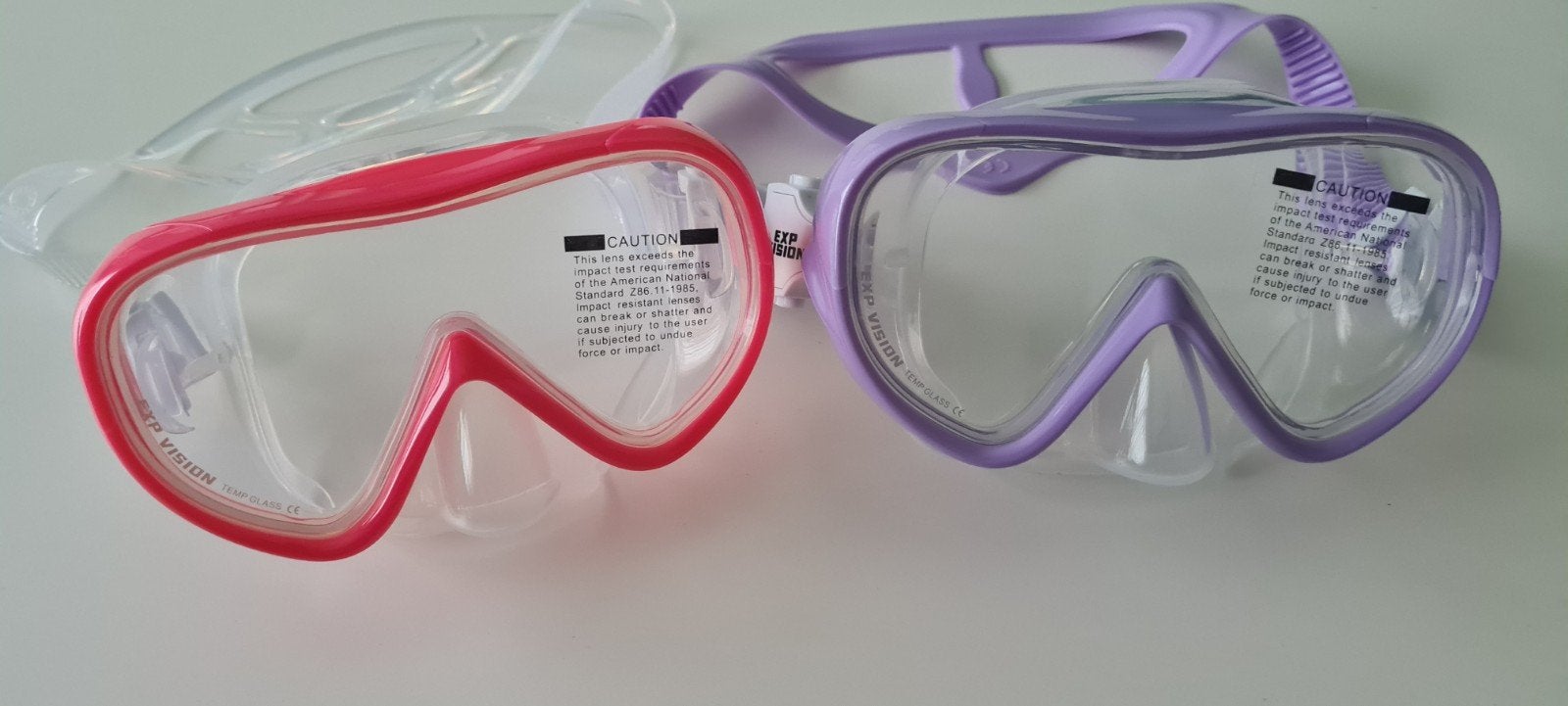 EXp vision duikbril - roze en paars, Ophalen of Verzenden, Nieuw, Duikbril of Snorkel