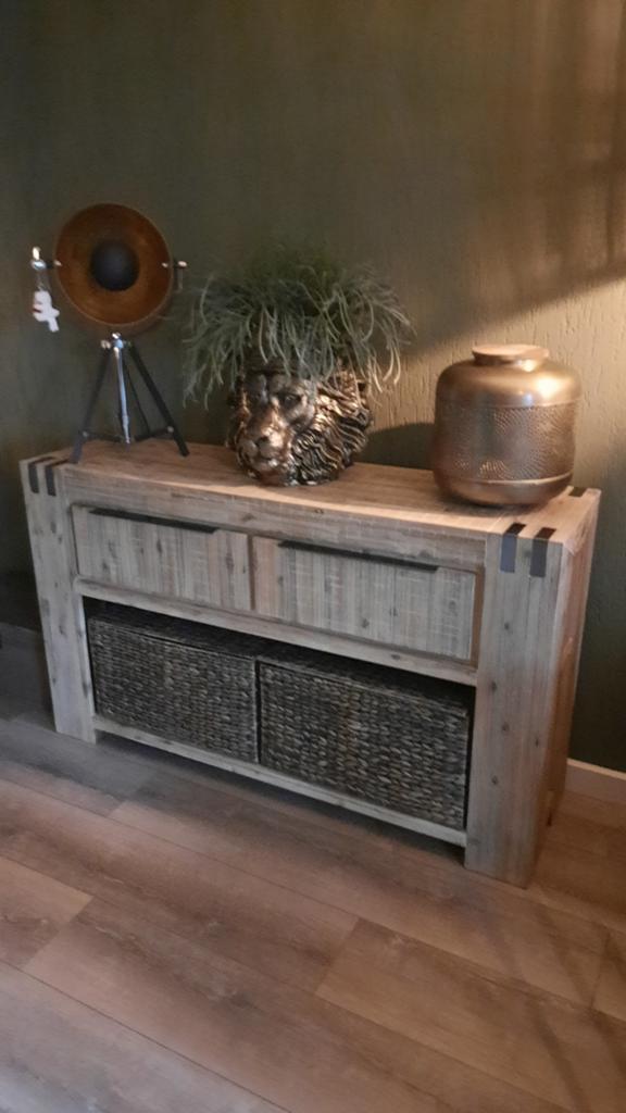 Mooie sitetable zonder manden  uit de Bassano serie, Ophalen of Verzenden, Zo goed als nieuw, 25 tot 50 cm, 50 tot 100 cm