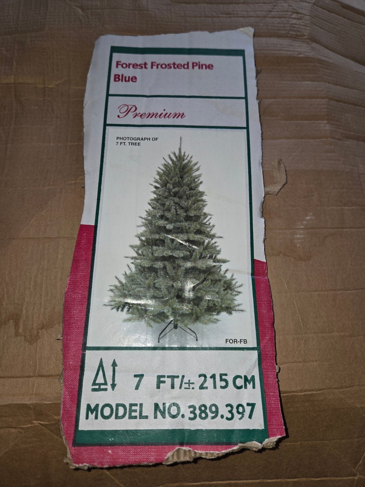 triumph tree foresd frozen pine bleu, Ophalen