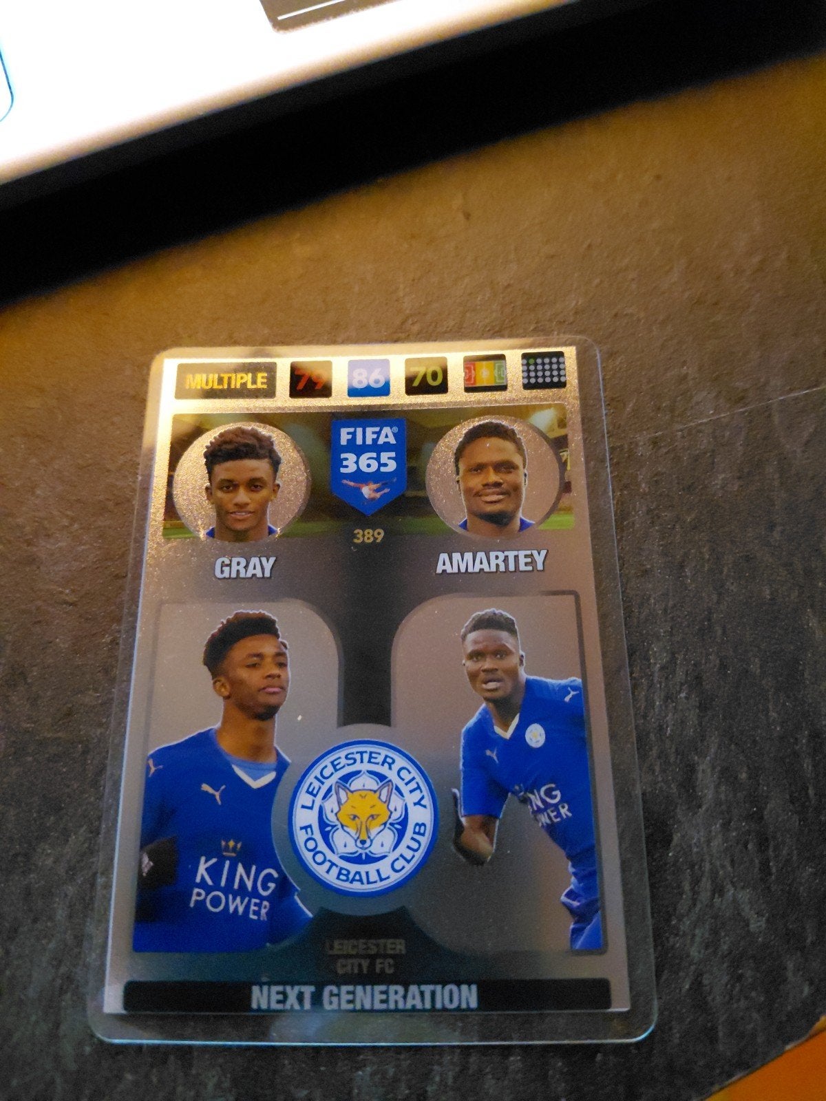 FIFA 365 Next Generation Gray & Amartey, Ophalen of Verzenden, Zo goed als nieuw, Buitenlandse clubs, Poster, Plaatje of Sticker