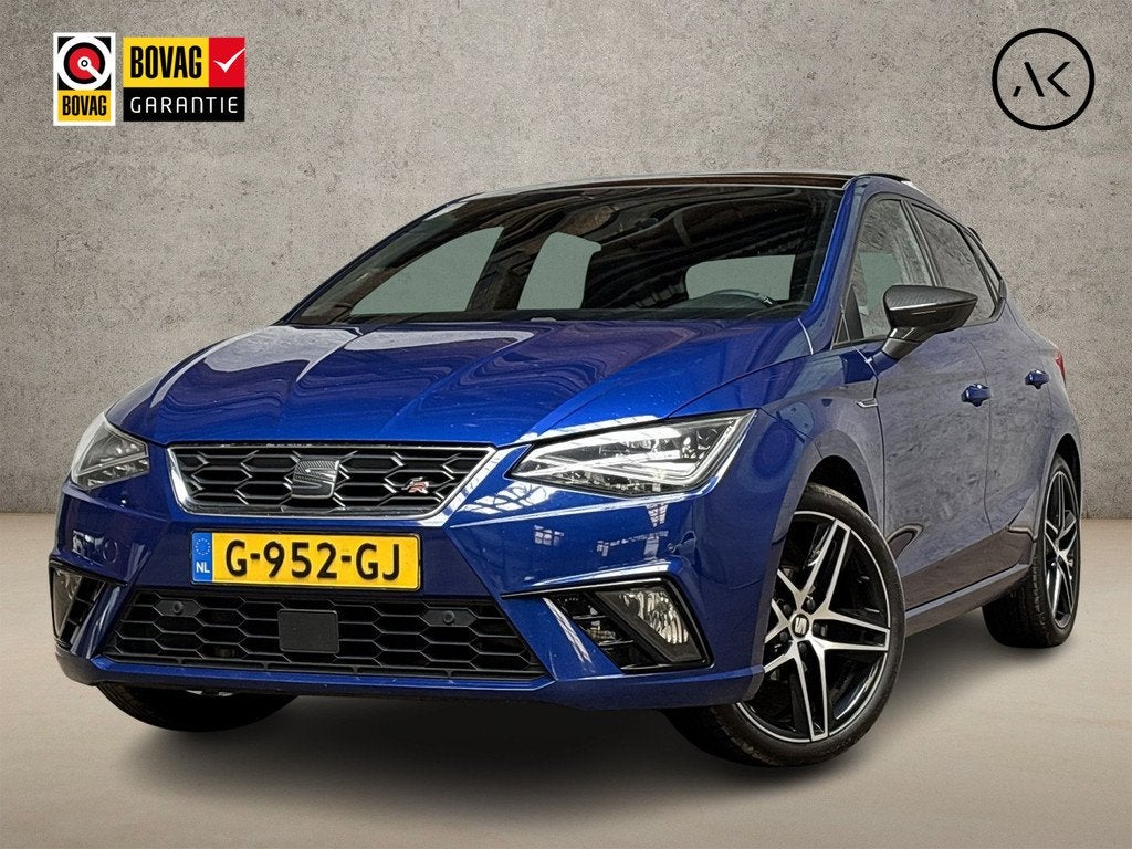 SEAT Ibiza 1.0 TSI FR Business Intense Sport (SCHUIFDAK, VIR, Auto's, Seat, Voorwielaandrijving, 12 maanden, 95 pk, Blauw