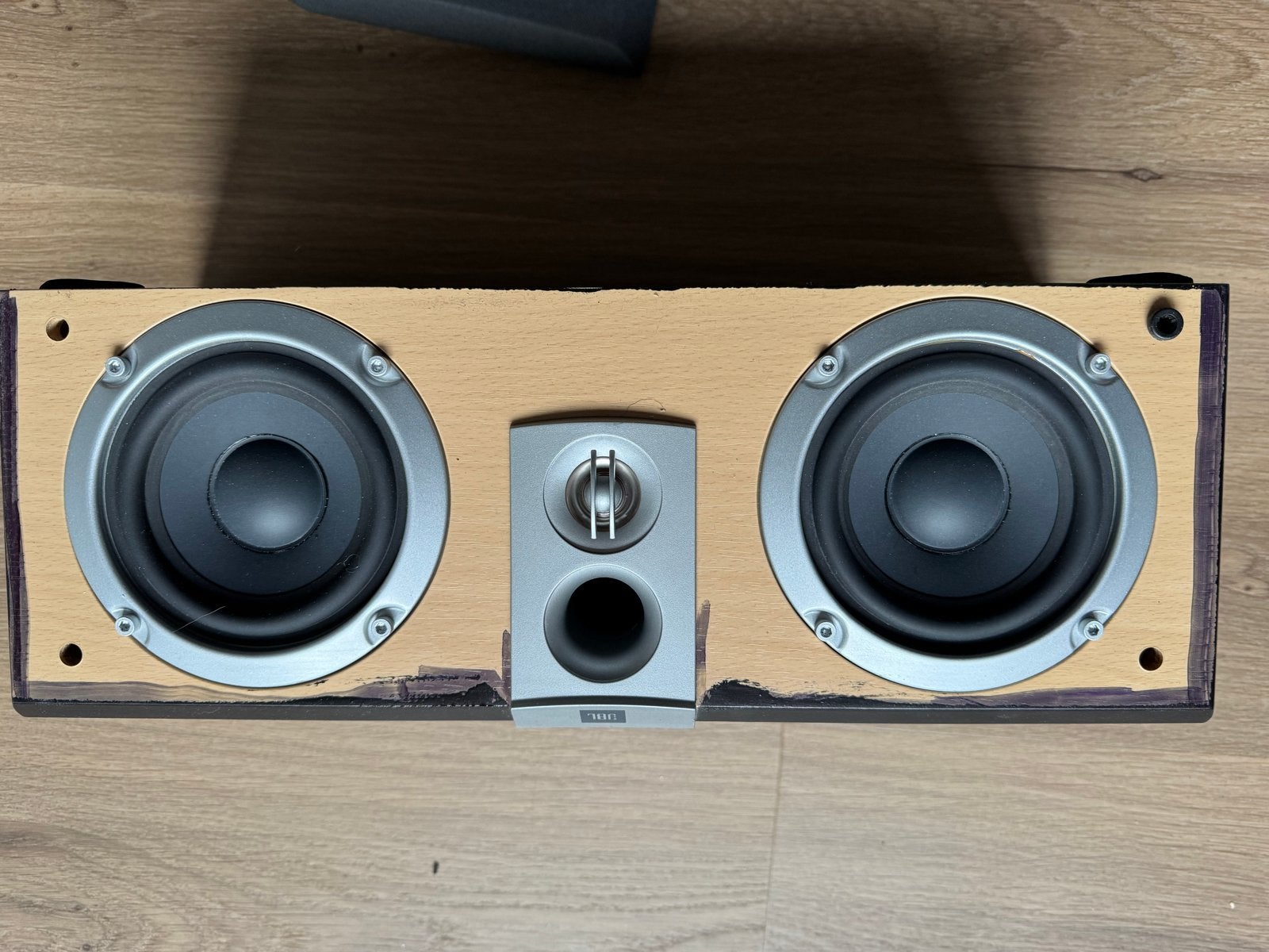 JBL SCS-178 SAT Satellietluidspreker - Zwart/Hout, Gebruikt, JBL, Ophalen of Verzenden, Geschikt voor surround/home cinema