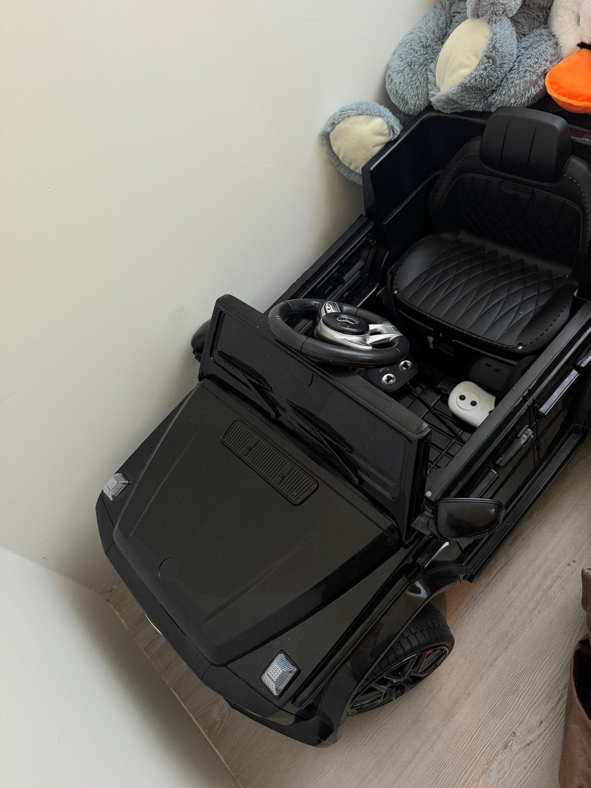 Elektrische kinderauto Mercedes G-Klasse zwart, Ophalen, Gebruikt