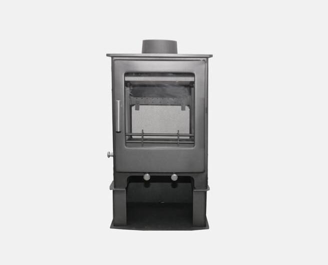 Stalen Houtkachel | Bestfire Z04-L (4 KW), Niet ingevuld, Niet ingevuld, Ophalen of Verzenden, Vrijstaand