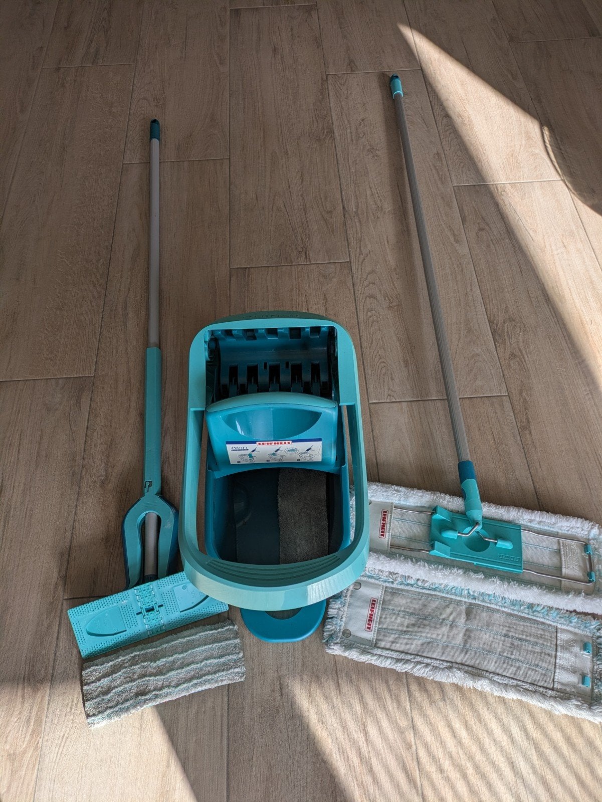 Leifheit Dweilsysteem: Emmer, Mop en Steel, Huis en Inrichting, Schoonmaakartikelen, Dweilemmer, -bak, of -wagen, Ophalen