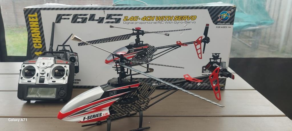 RC Helikopter F645 - Defect verbinden, (zonder accu's), Ophalen, Gebruikt, Elektro, Helikopter