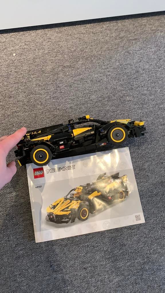 Lego technic bugatti w16.4     42151, Ophalen of Verzenden, Zo goed als nieuw, Overige schalen, Auto onroad