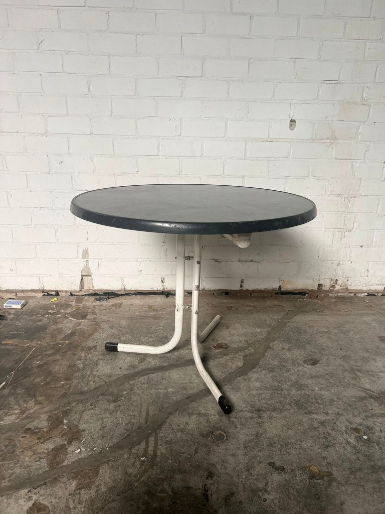 Sieger ronde klaptafel Ø86 cm tuin- en balkontafel, Tuin en Terras, Tuintafels, Ophalen of Verzenden, Gebruikt, Rond