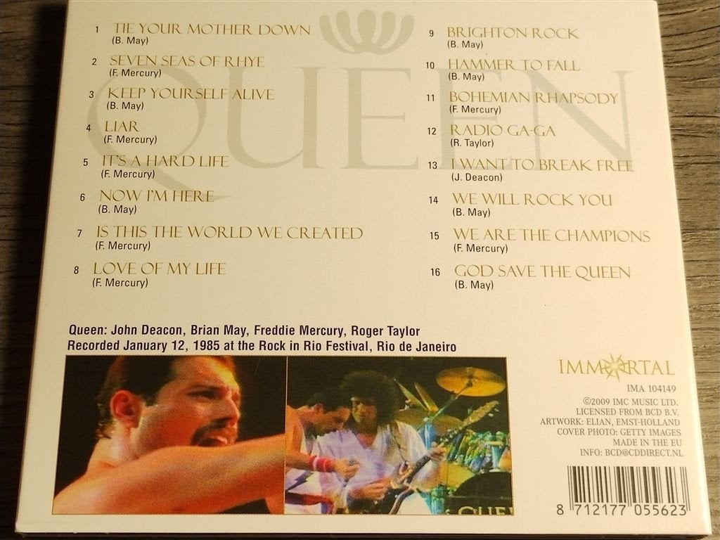 Queen – Rock You From Rio - Live [Onofficieel], Ophalen of Verzenden, Zo goed als nieuw, Poprock