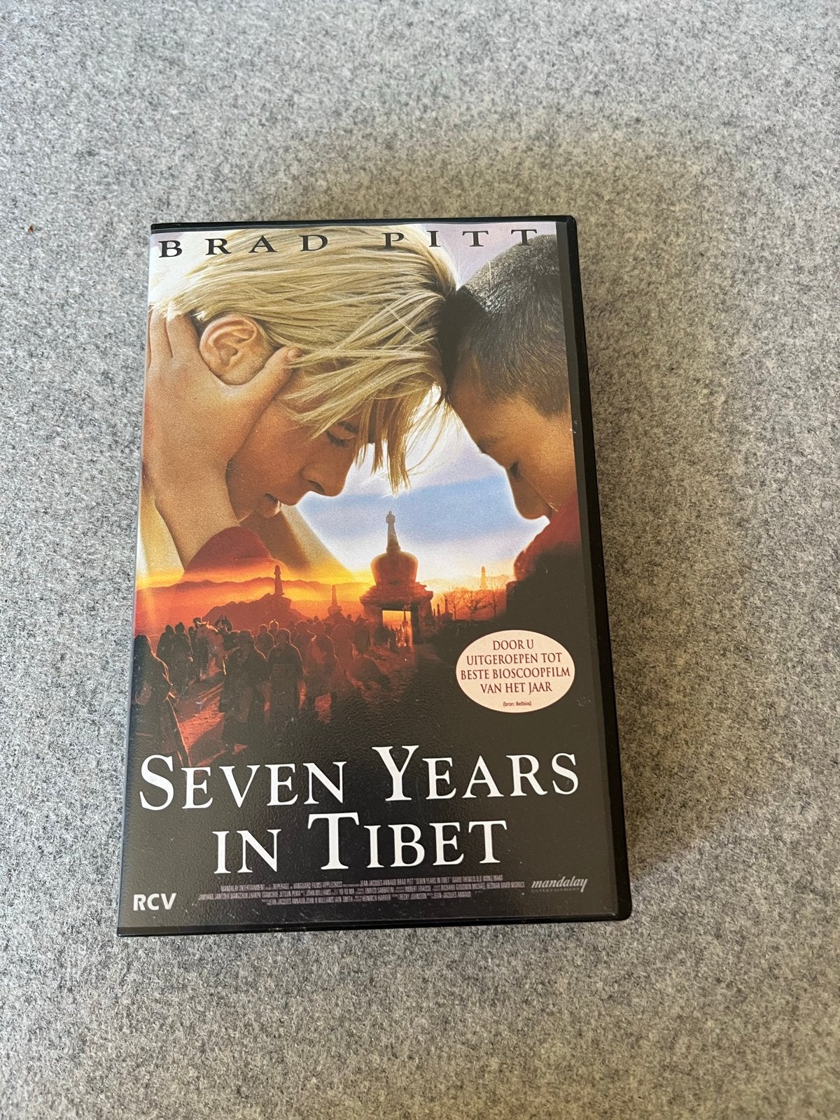 Seven Years in Tibet VHS - Brad Pitt, Nederlands ondertiteld, Drama, Ophalen of Verzenden, Vanaf 12 jaar