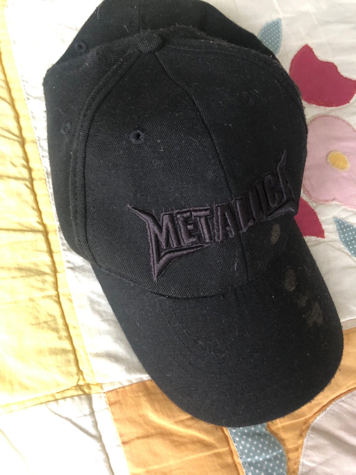Zwarte Metallica Pet - Gedragen, maat 58, Ophalen of Verzenden, Gedragen, One size fits all, Pet