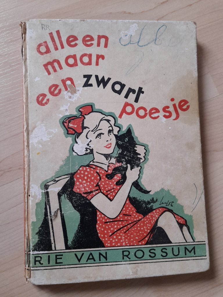 ALLEEN MAAR EEN ZWART POESJE Rie van Rossum, Ophalen of Verzenden, Gelezen, Fictie algemeen