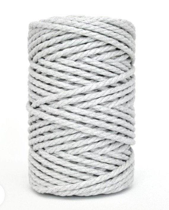 ACTIE 6 mm macrame touw aluminium 700 gram gerecycl touw, Ophalen of Verzenden, Nieuw