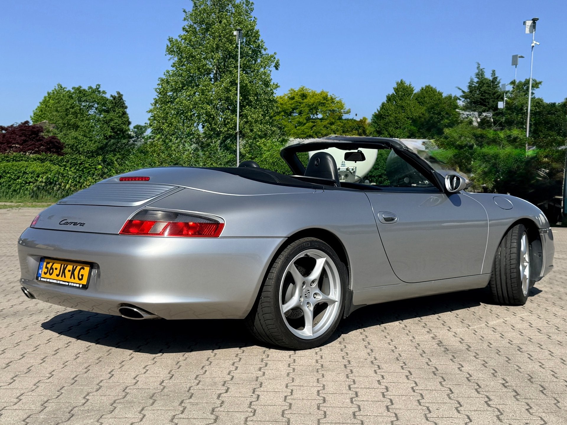 Porsche 911 Cabrio 3.6 Carrera, Automaat, Achterwielaandrijving, Gebruikt, Zwart