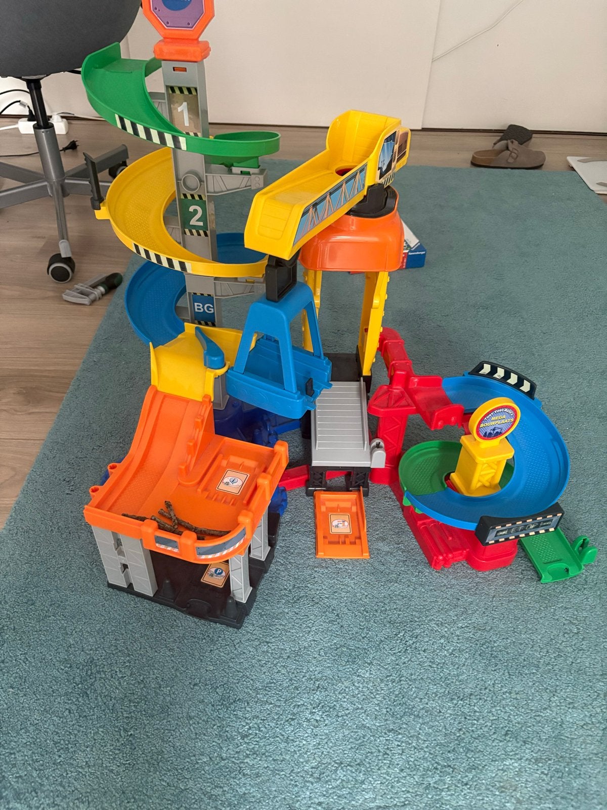 VTech Toet Toet Auto's Garage en kiepwagen, Ophalen, Zo goed als nieuw