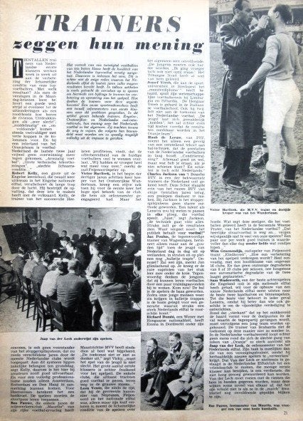 Artikel Nederlandse voetbal 53 Kelly Pauwe Havlicek Vente, Verzamelen, Tijdschriften, Kranten en Knipsels, Ophalen of Verzenden