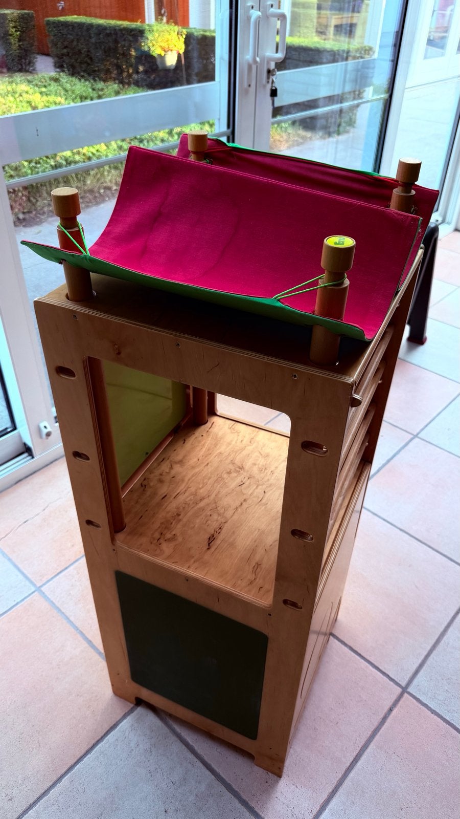 Multifunctioneel houten speelhuis van Educo, Ophalen, Gebruikt, Jongen of Meisje