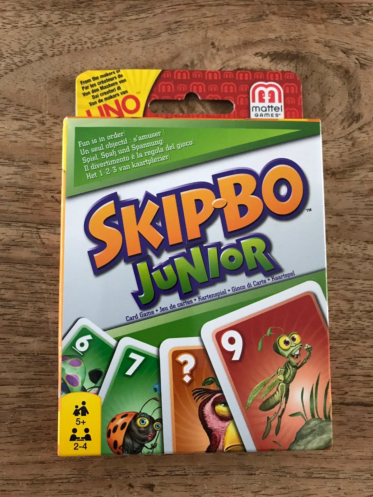 Mattel Skip-BO junior, NIEUW, Hobby en Vrije tijd, Gezelschapsspellen | Kaartspellen, Ophalen of Verzenden, Nieuw