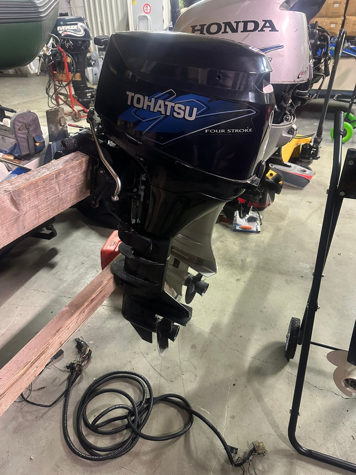 Tohatsu 9.9 pk 4 takt , langstaart op afstandsbediening., 5 tot 10 pk, Viertaktmotor, Suxiki, Ophalen of Verzenden