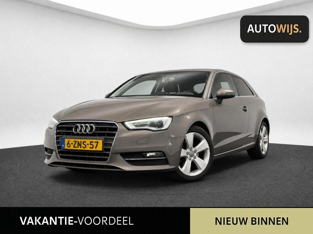 Audi A3 1.4 TFSI Ambition Pro Line S|AUT|CLIMA|NAVI|STOELVER, Auto's, Audi, Euro 5, Gebruikt, Zwart, 4 cilinders