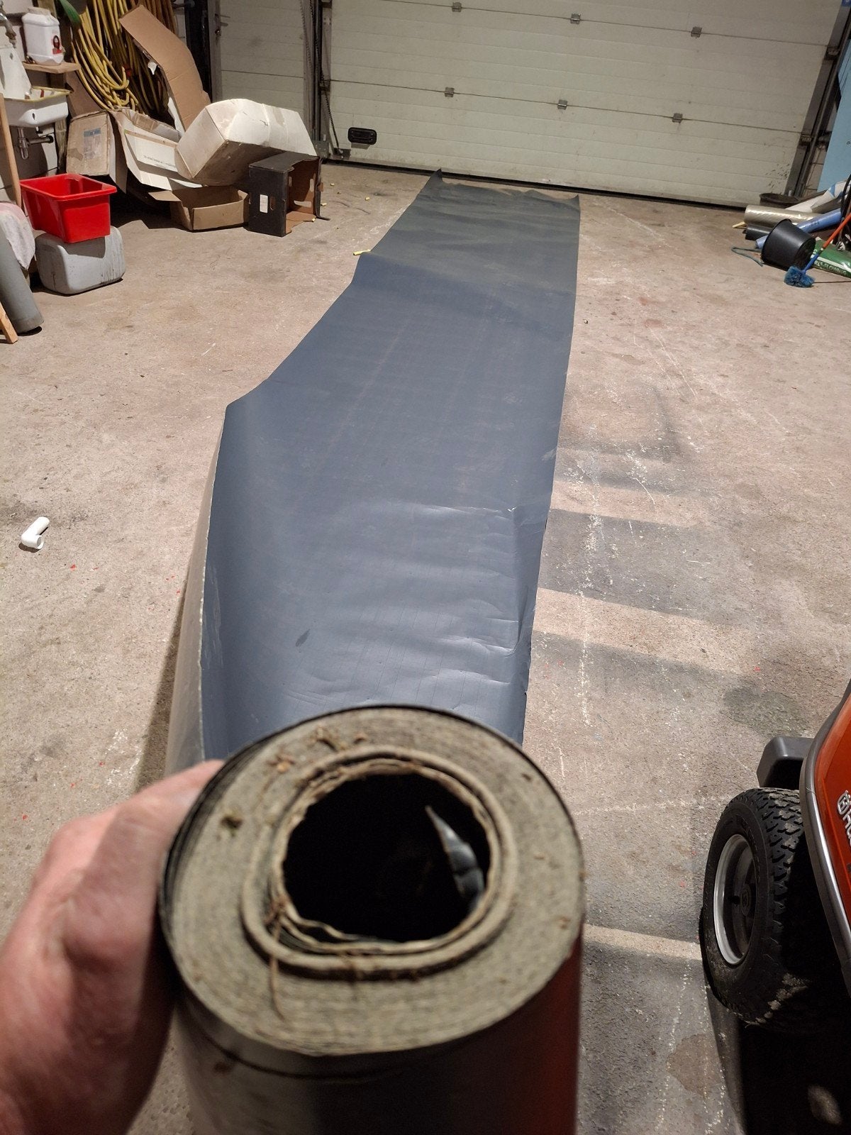 Plastic voor wanden 25 mtr, Doe-het-zelf en Verbouw, Zeil en Folie, Ophalen of Verzenden, Zeil