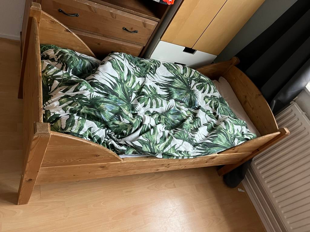 Vintage peuterbed, Kinderen en Baby's, Kinderkamer | Commodes en Kasten, Ophalen, 50 tot 70 cm, 105 cm of meer, 100 cm of meer