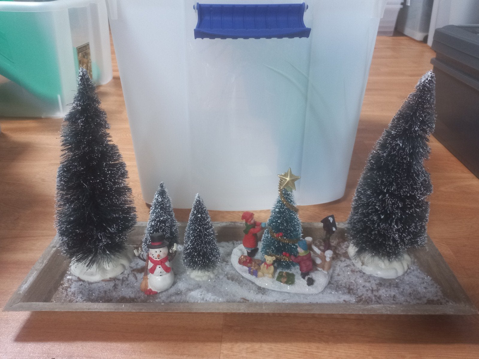 kerst sfeer plateau  nieuw, Diversen, Ophalen of Verzenden, Nieuw
