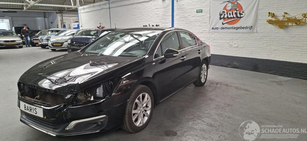 Peugeot 508 1.6 e-THP Allure (bj 2015, automaat), Automaat, Zwart, Sedan, 1598 cc