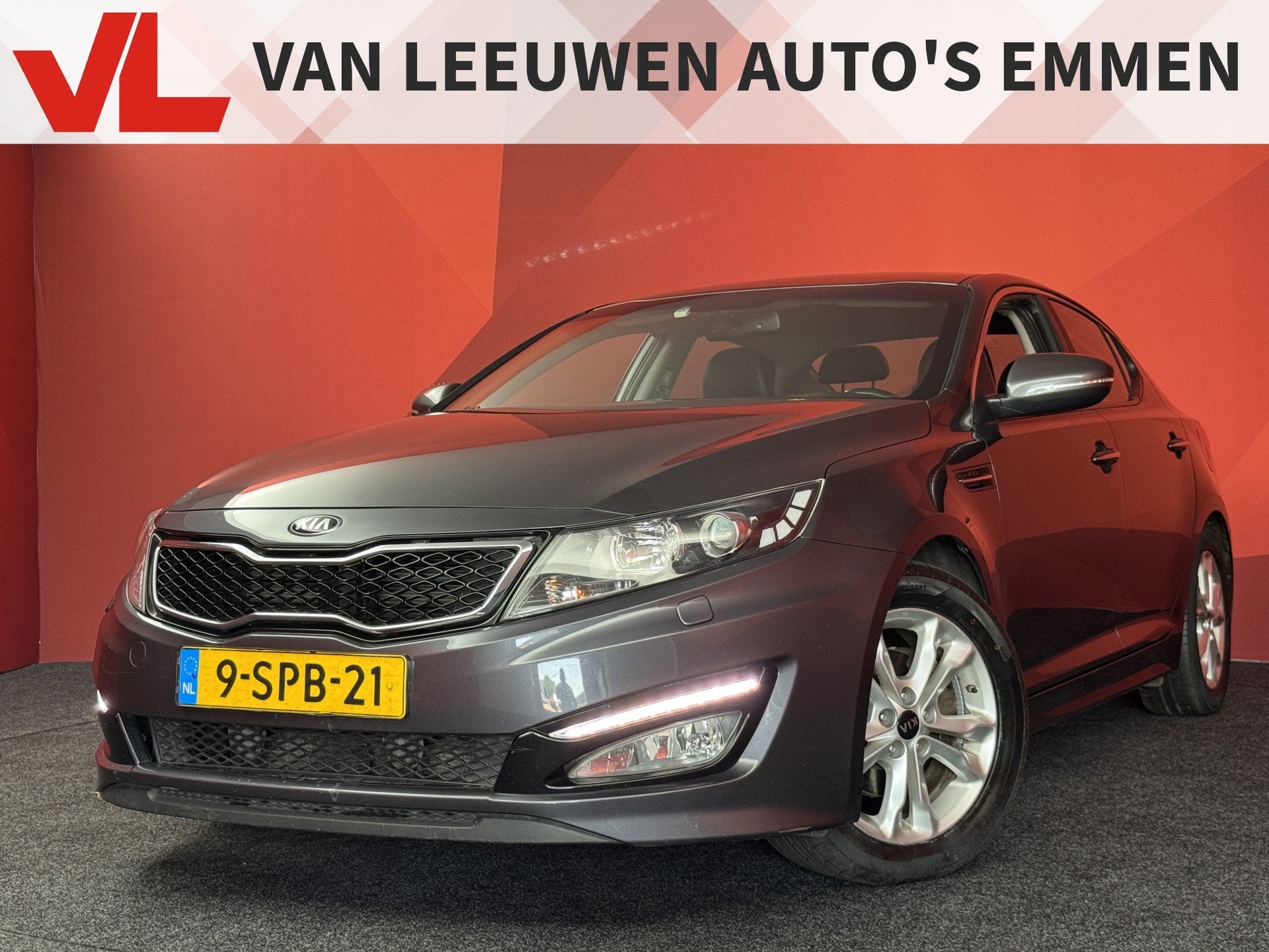 Kia Optima 2.0 CVVT Hybrid Super Pack | Navigatie | Climate, Auto's, Kia, Euro 5, Gebruikt, Zwart, 4 cilinders