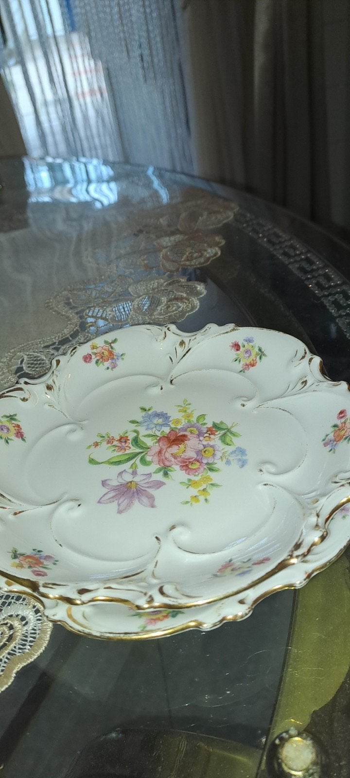 te koop 3 porseleine gebak schaaltjes, Ophalen of Verzenden