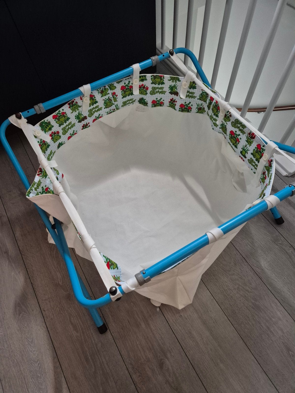 Bibabad met kikkerprint, nieuwe badzak!, Ophalen of Verzenden, Gebruikt, Badje, Overige merken