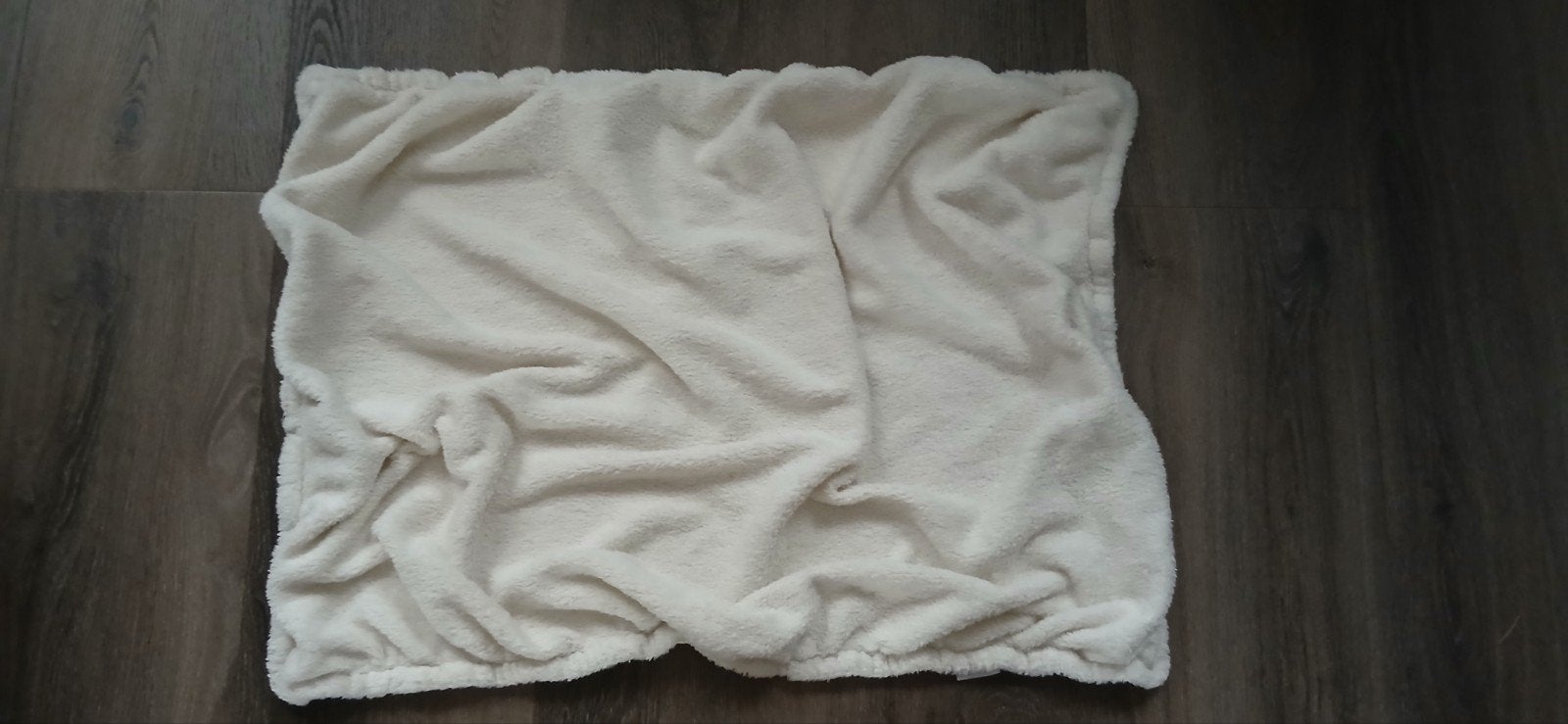 Bamboom dekentje 50x70, Wasbaar, 70 cm, Zo goed als nieuw, Beige