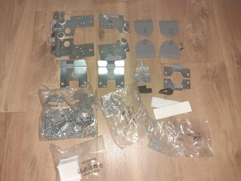 Onderdelen Ikea PAX HASVIK GRIMO schuifdeuren, Huis en Inrichting, Kasten | Kledingkasten, Ophalen, Nieuw, 50 tot 100 cm, Minder dan 100 cm