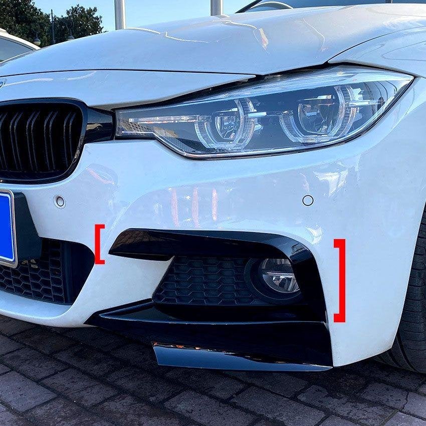 Bumper Spoiler Canards Zwart Voor Bmw 3 Serie F30 F31 M Pakk, Verzenden, Automotive Parts, A.parts@hotmail.nl, Trasmolenlaan 12 3447 GZ Woerden