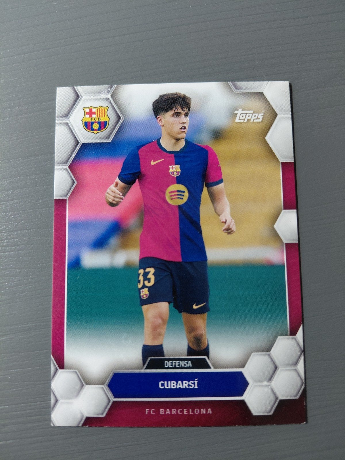 pau cubarsi (fc barcelona) topps team set 2024, Ophalen of Verzenden, Nieuw, Buitenlandse clubs, Poster, Plaatje of Sticker