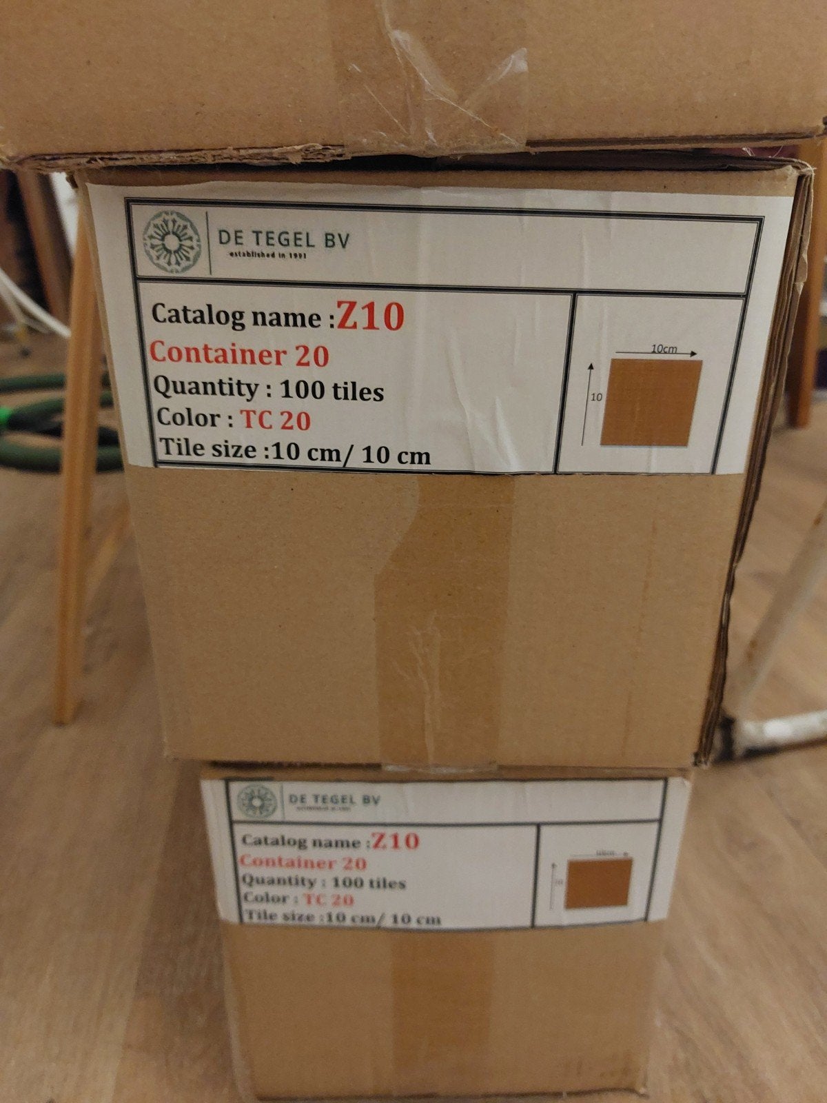 Zelliges Okergele Marokkaanse  tegels (ca. 1 m²), Ophalen, Keramiek, Nieuw, Minder dan 20 cm