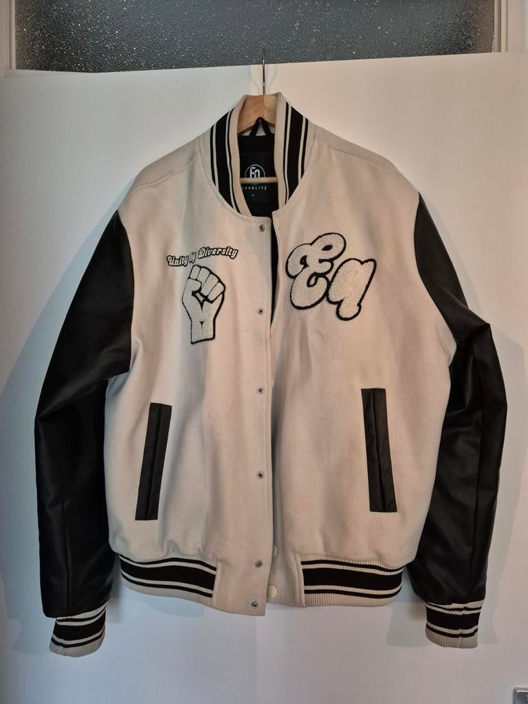 Toffe bomber Equalite maat XL, Ophalen of Verzenden, Maat 56/58 (XL), Zwart