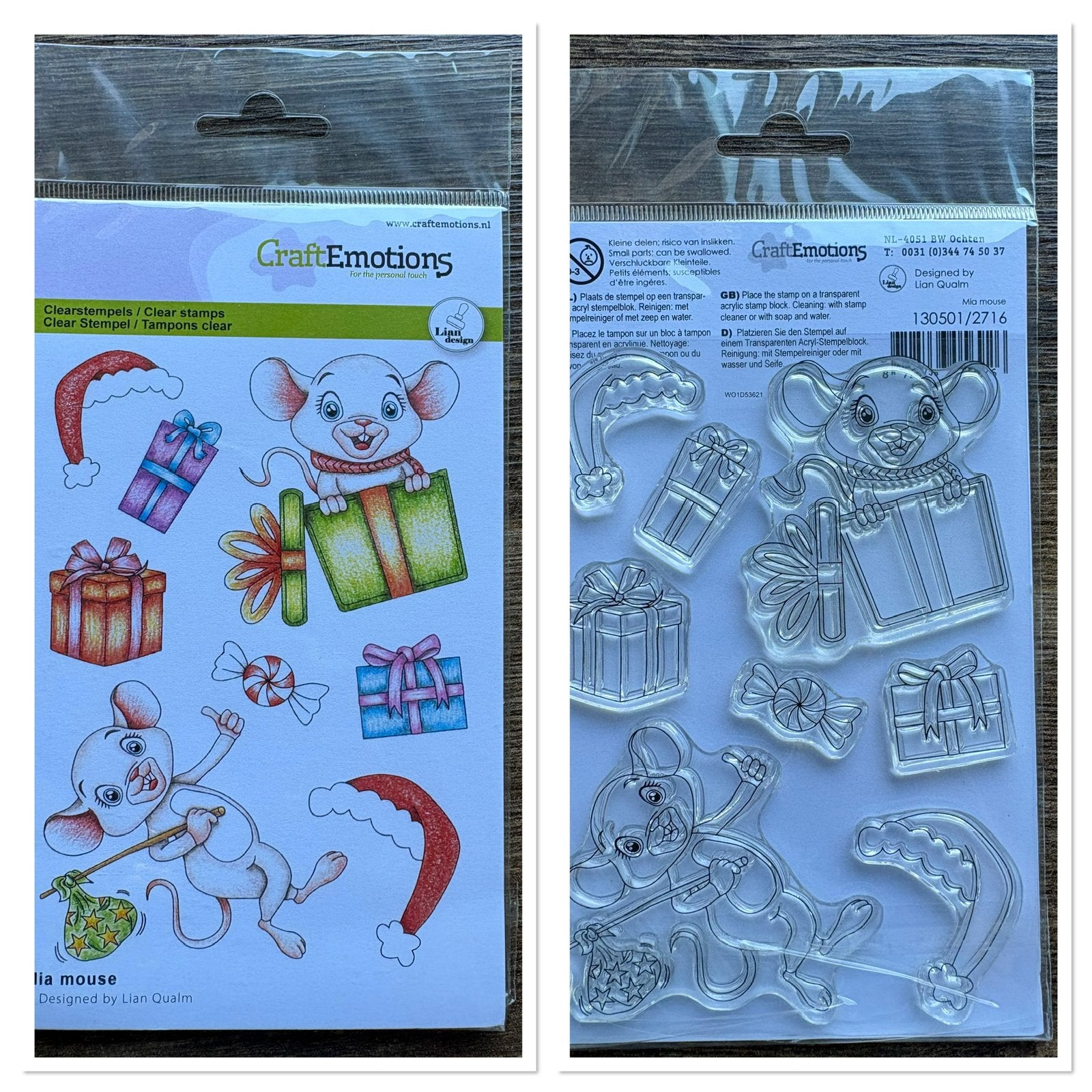 Verschillende clearstamps voor Kerst van Craft Emotions, Ophalen of Verzenden, Zo goed als nieuw, Versiering of Embellishment