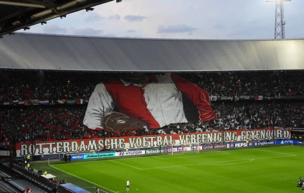 Kaartje Feyenoord Inter Milan Vak S, Maat XL, Ophalen of Verzenden, Nieuw, Overige typen