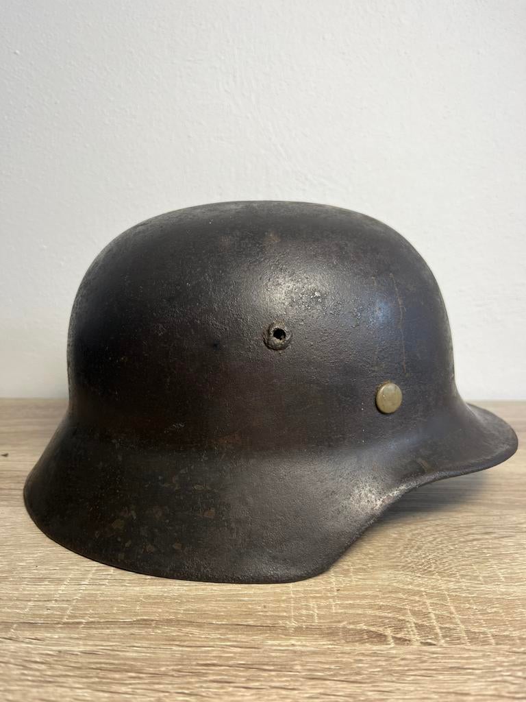 Duitse helm m35 sd heer, Ophalen of Verzenden, Landmacht, Duitsland, Helm of Baret