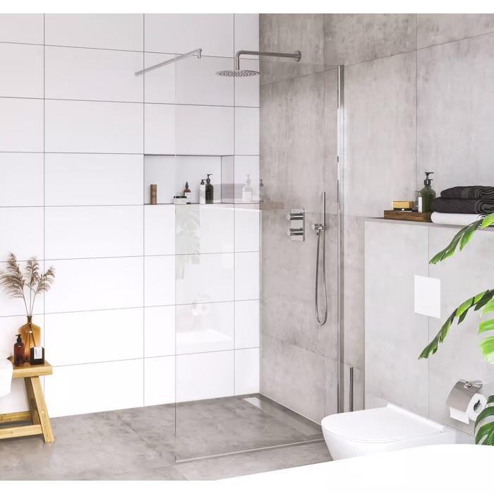 Saniselect Inloopdouche 120x200 cm Nanoglas - Nieuw in doos, Ophalen, Nieuw, Glas, Douche