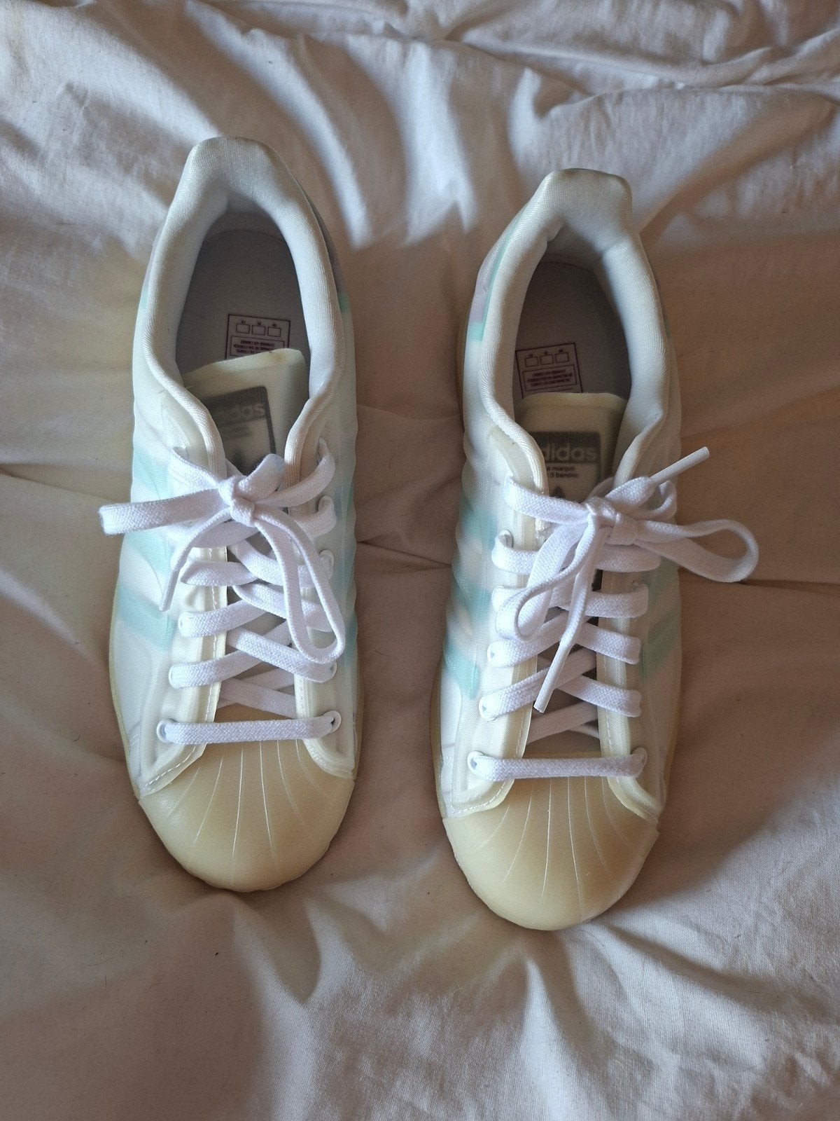Adidas Superstar sneakers - Zo goed als nieuw, Ophalen of Verzenden, Zo goed als nieuw, Wit, Sneakers of Gympen