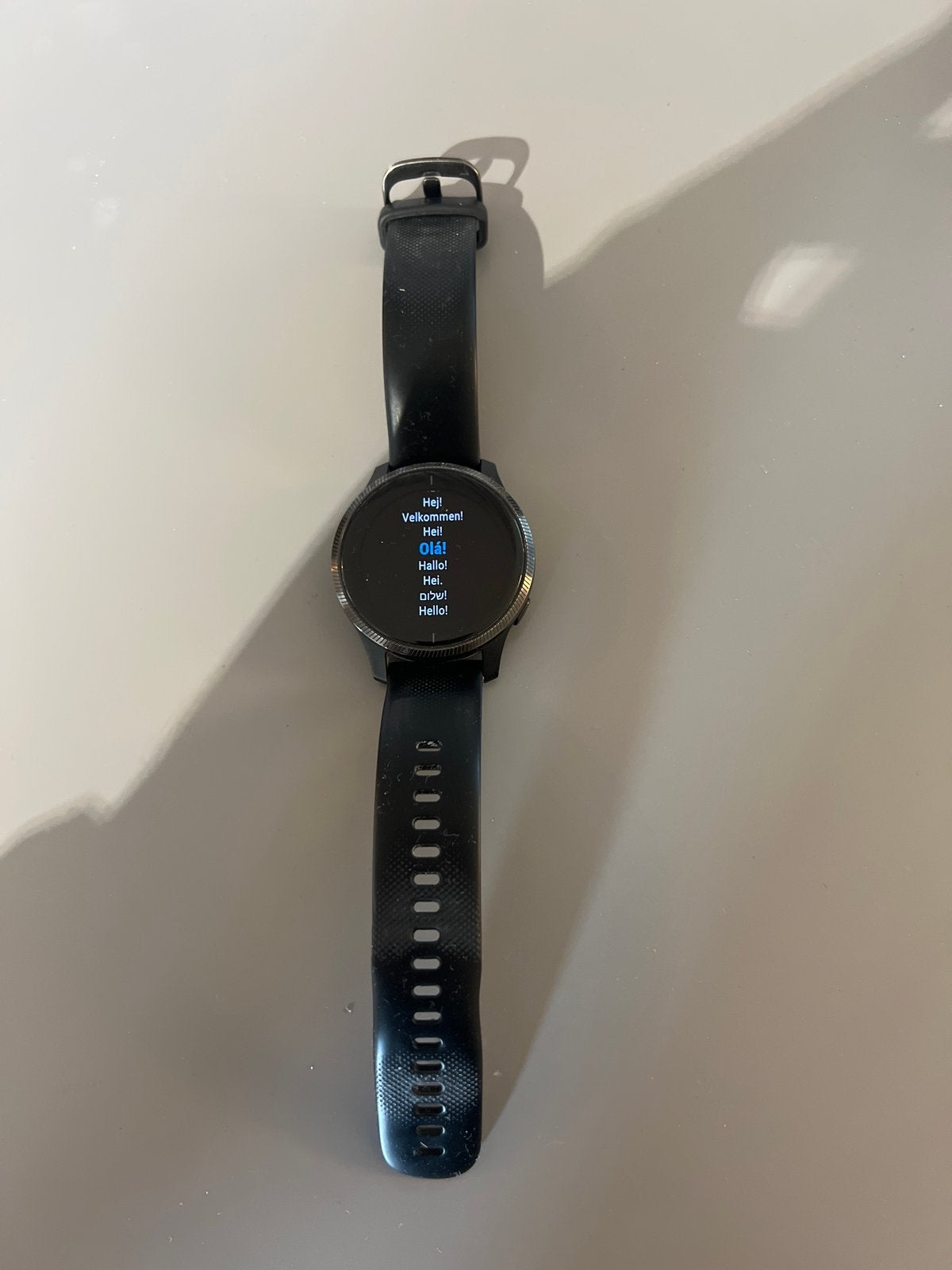 Garmin Venu 1 Smartwatch - Zwart (met lader), Gebruikt, Zwart, Ophalen of Verzenden, Waterdicht