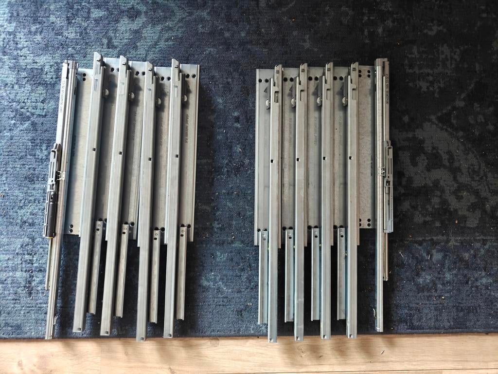 Ladegeleiders IKEA, Ophalen, 250 mm of meer