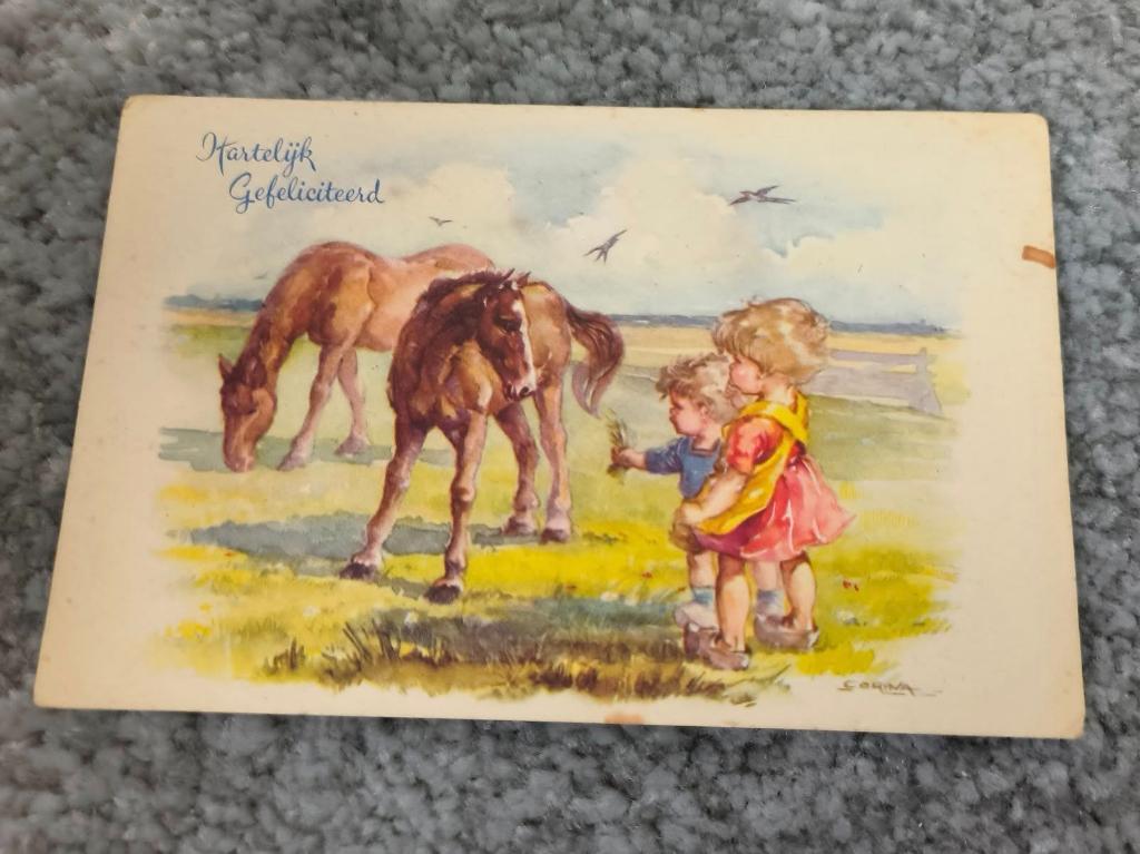 Kinderkaart (17), Verzamelen, Ophalen of Verzenden, 1960 tot 1980, Ongelopen, Kinderen