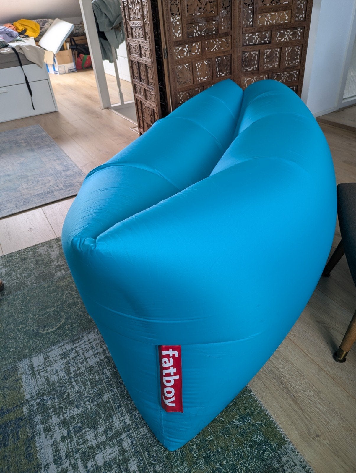 Fatboy Lamzac 2.0 Zitzak - Blauw, Ophalen of Verzenden, Gebruikt, Blauw