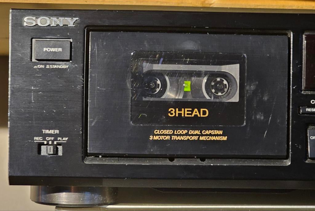 Sony TCK690 3 kops,dual capstan,3 motor, BC HX Pro, garantie, Audio, Tv en Foto, Cassettedecks, SONY, Enkel, Ophalen of Verzenden
