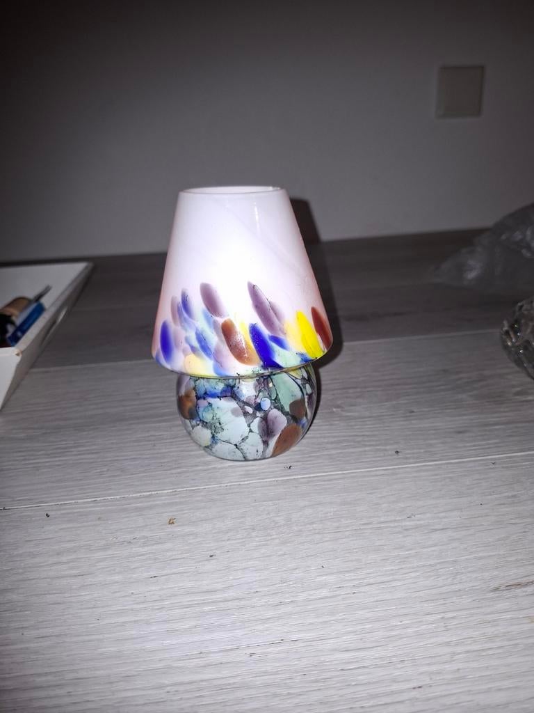 Murano glazen theelichthouder / kaarsenhouder, Antiek en Kunst, Antiek | Glas en Kristal, Ophalen of Verzenden