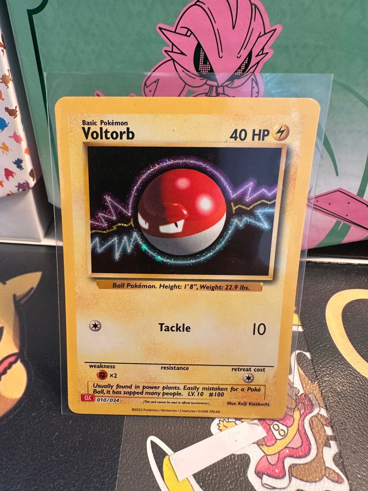 Voltorb (CLC 010), Hobby en Vrije tijd, Ophalen of Verzenden, Nieuw, Losse kaart, Foil